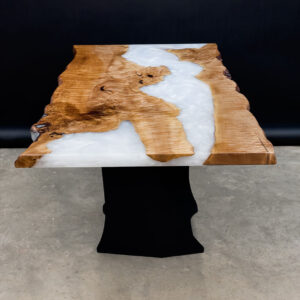 Big Leaf Maple Live Edge River table Custom
