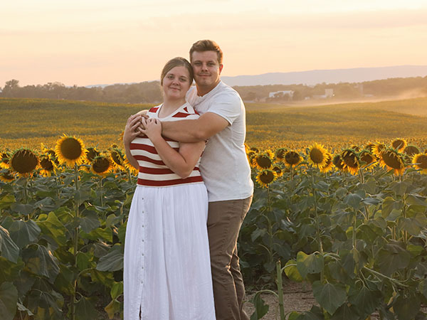 Bradlyn Zimmerman with Wife