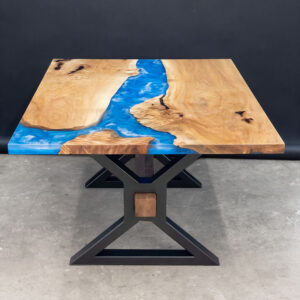 Maple Live Edge River Dining Table