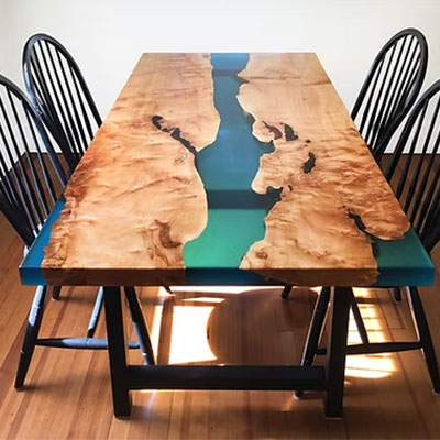 Gorgeous Custom Maple Wood Dining Table