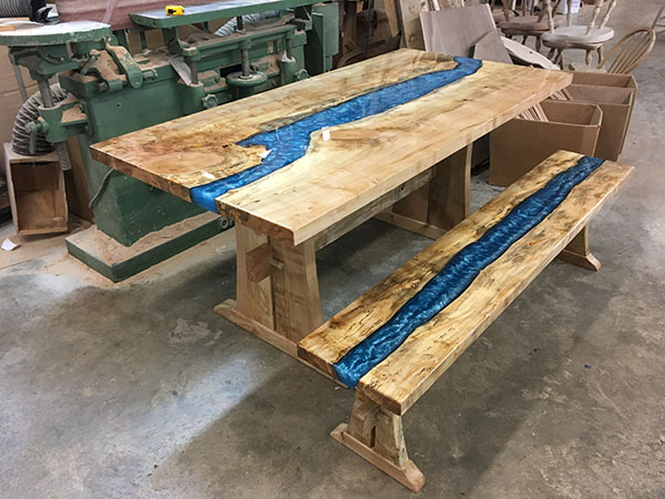 First Commissioned Table Build for The Ole Wood Shack