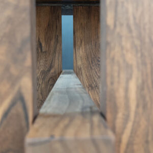 Custom Bastonge English Walnut Solid Wood Live Edge Dining Table