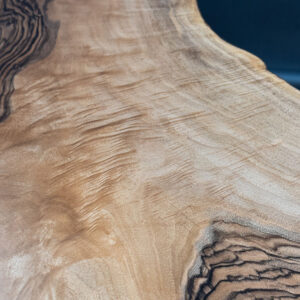 Custom Bastonge English Walnut Solid Wood Live Edge Dining Table - Top