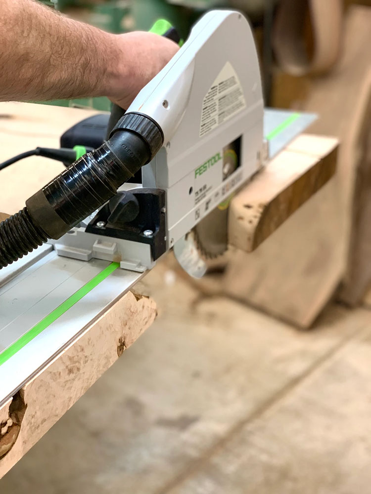 Creating & Cutting Live Edge River Tables & Slabs