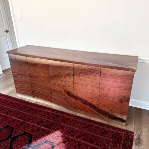 Custom Black Walnut Solid Wood Credenza